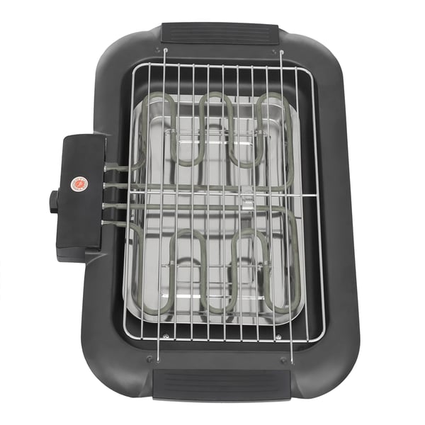 Elektrisk Grill, Justerbar Temperatur, Non-stick Overflade,sort