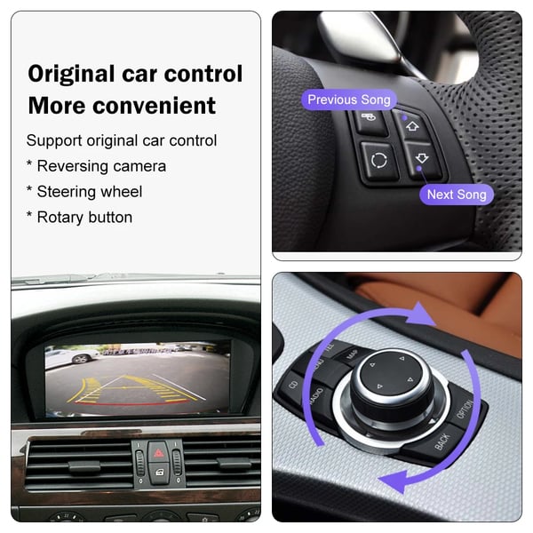 Langaton CarPlay, Android Auto, USB-soitto,CIC-järjestelmä musta