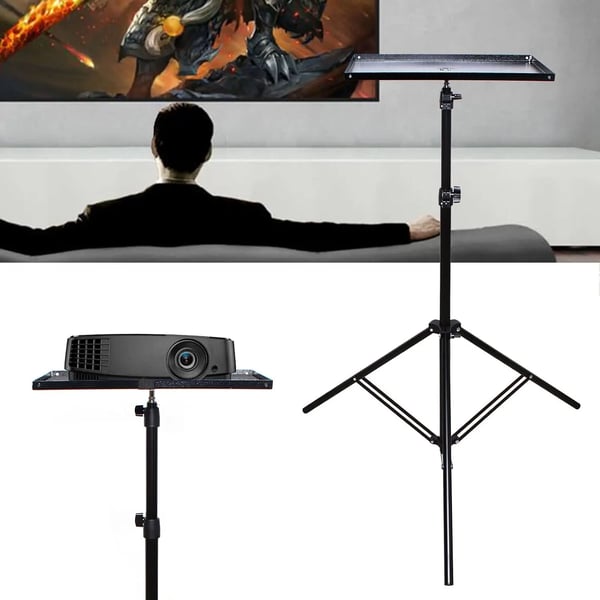 Stativ, Justerbar Höjd, Lätt Design,svart