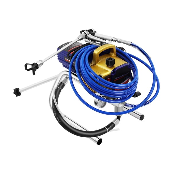 Luftløs malersprøjte, 1500W, Sprøjtebredde 9,84 tommer, Maksimal gennemstrømning 77,43 oz/min, Driftstryk 15 MPa, CE-certificeret