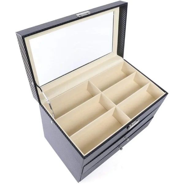 Opbevaringskasse, Elegant Design, Multifunktionelle Skuffer,sort