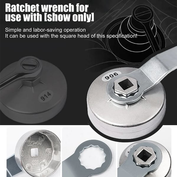 Oliefiltertang Sæt, 15 Stk, Aluminiumlegering, Ergonomisk Design, Lav Profil, Universel Kompatibilitet