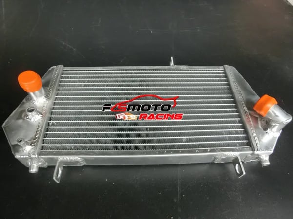 Aluminium Motorcykelkøler, Forbedret Kølekapacitet, Kraftig TIG-svejset, Perfekt Pasform til Aprilia Modeller