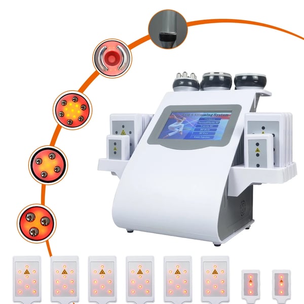 Ultraljudskavitationsmaskin, effektiv cellulitminskning, kroppsskulptering,VIT