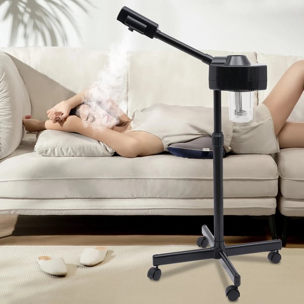 Ansigtsspa, 360° roterende spray, høj effektivitet,SORT