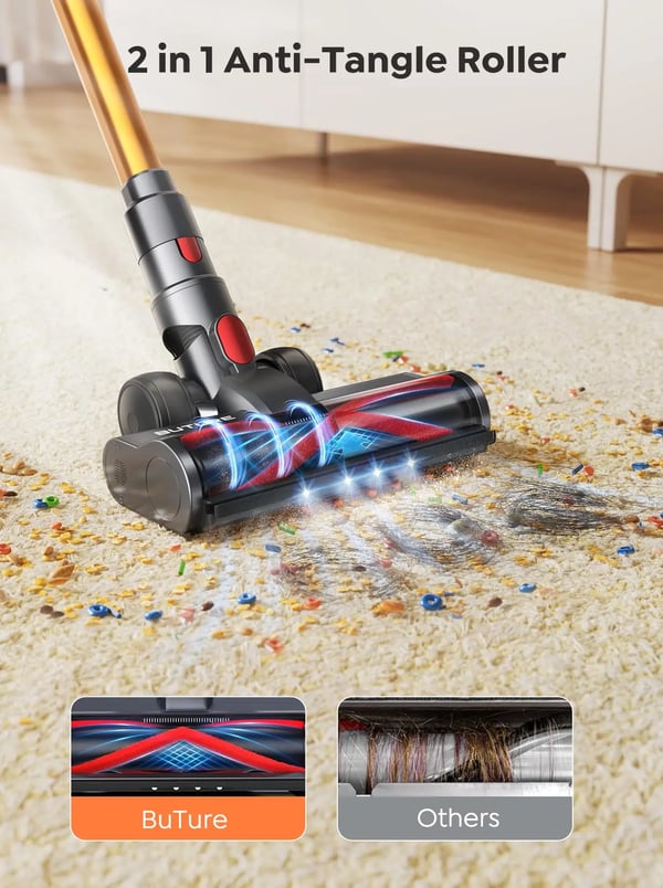 Håndholdt Støvsuger, Trådløs Design, HEPA Filter,VC80