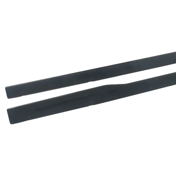 Side Skirt, Kompatibel med Performance M Sport Bumper, Holdbart ABS Plast,Glansende Sort