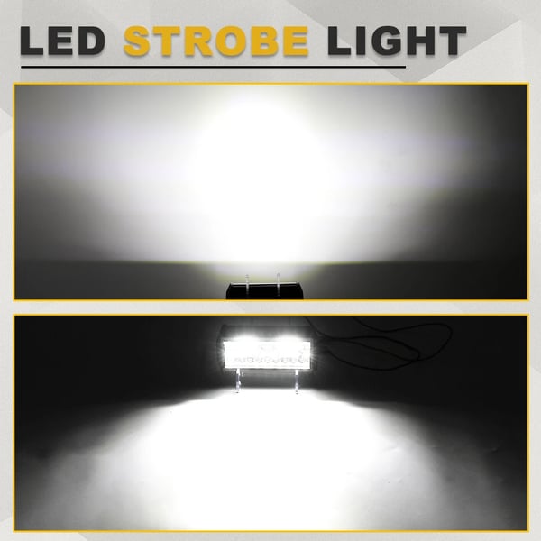 LED Arbejdslys, Høj Lysstyrke, Vandtæt Design,4stk 7tommer Arbejdslampe