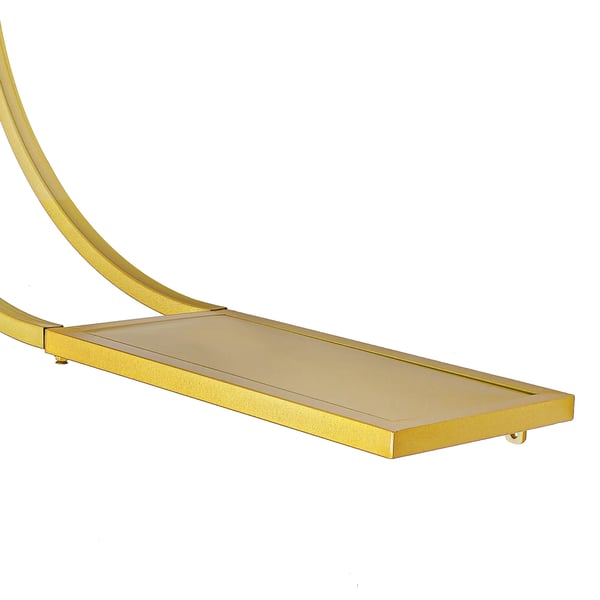 Vinkøler, Halvcirkelformet Design, Vægmonteret,4-lags, Guld
