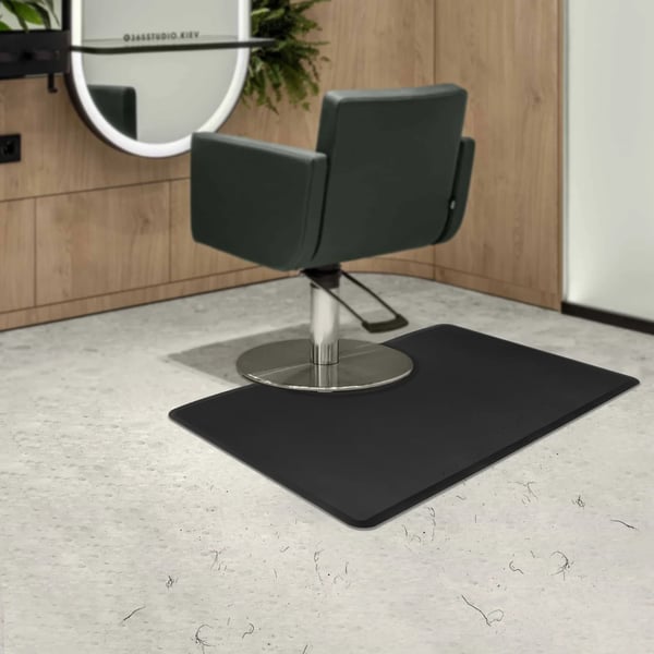 Salong Mat, Hållbart Material, Ergonomisk Design,1 st, svart