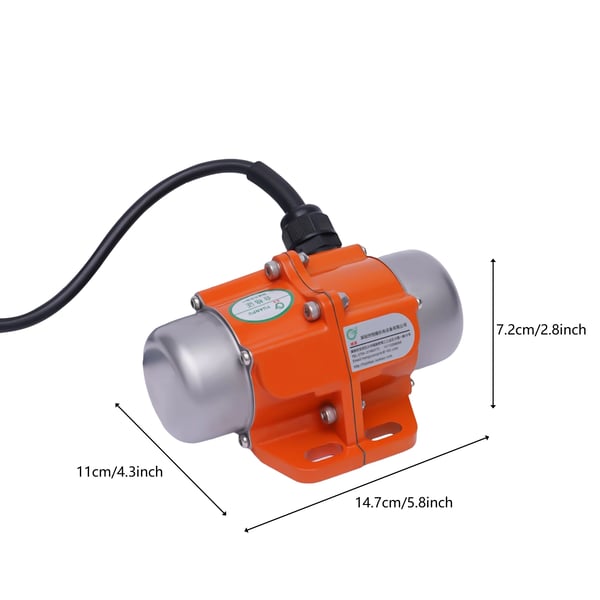 Värähtelymoottori, 40W, 3000 RPM, 220V, 0.18A, Voima 25 kg