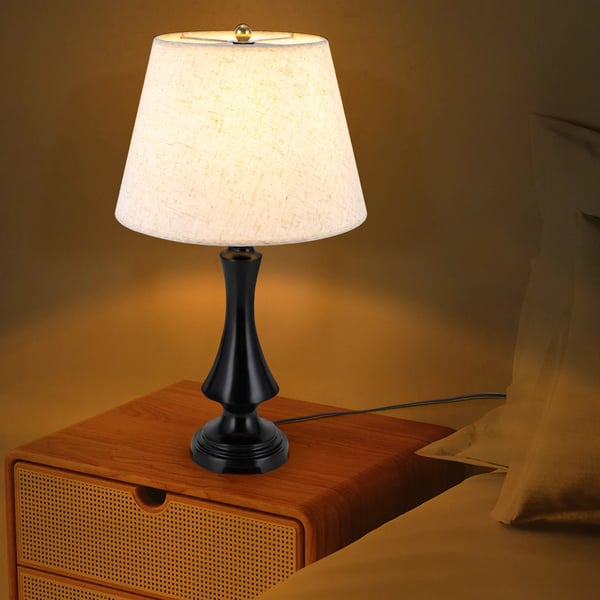 Bordslampa, Elegant Design, Lätt att Använda,VIT