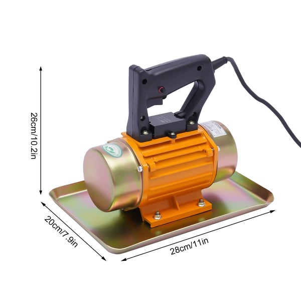 Sähkökäyttöinen betonivibraattori, 250 W moottoriteho, 3500 RPM nopeus, kompakti muotoilu