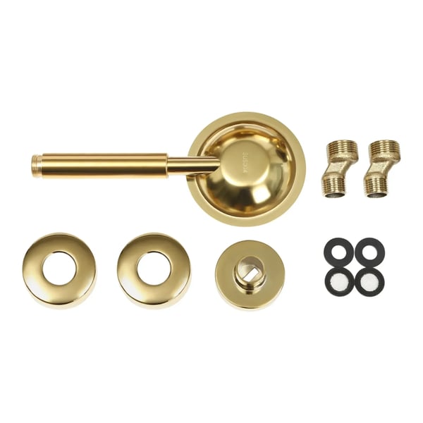 Duschset, Multifunktion, Lyxig Messingsdesign,Guld