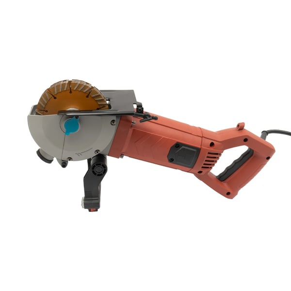 Vægfugefræsemaskine, 4800W motor, 6200rpm hastighed, diamantlegeringsblad, justerbar dybde, justerbar bredde