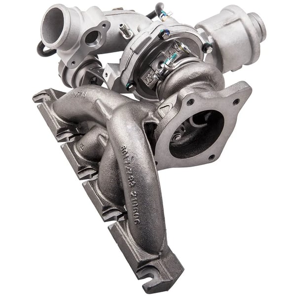 Turbocharger, legeringsstål og legeringsaluminium, kompatibilitet med Audi A4/A3/TT, OEM-numre 06D145701E/EX/EV/F/FX
