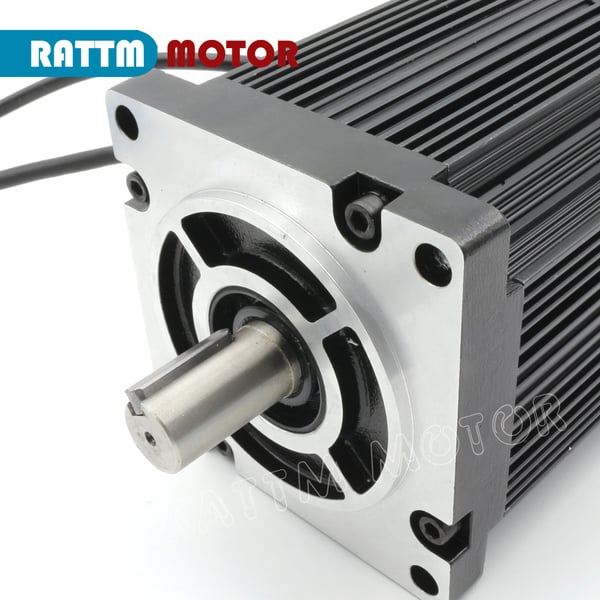 Lukket Sløjfe Servo Motor, 20 N.m Holdemoment, AC 150 ~ 240 V Spænding, 4.2 A Strøm, 3-faset Driver, 1000 Encoder Opløsning