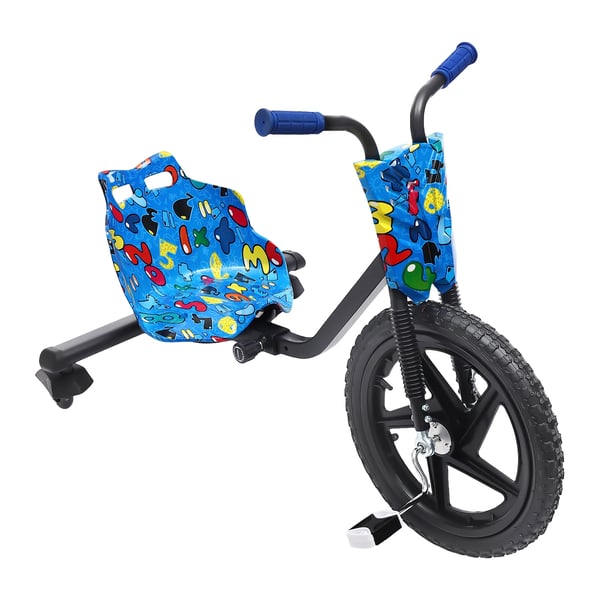 Barnens tramp-scooter, flexibel drift, hög lastkapacitet,Blå