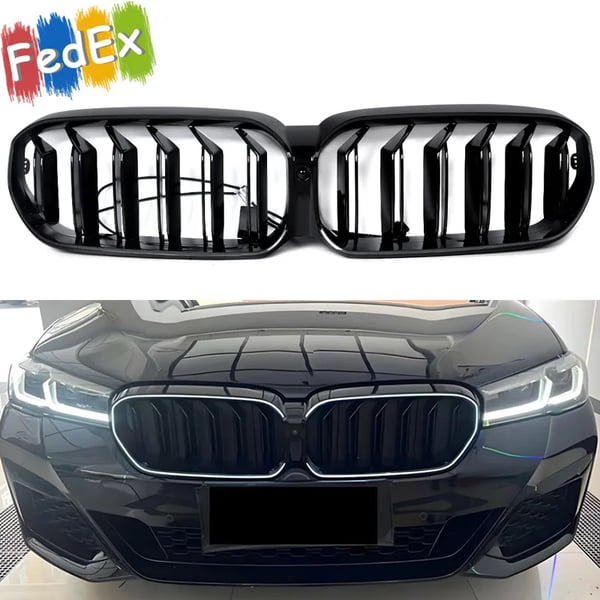 Front Bumper Gitter, LED Lys, Direkte Erstatning,som vist