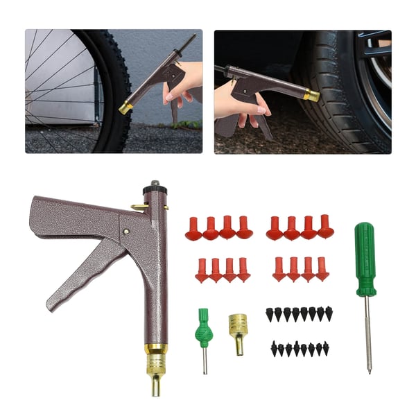 Dækreparationsværktøj, Bærbart Design, Effektiv Punkteringsforsegling,Dækprop