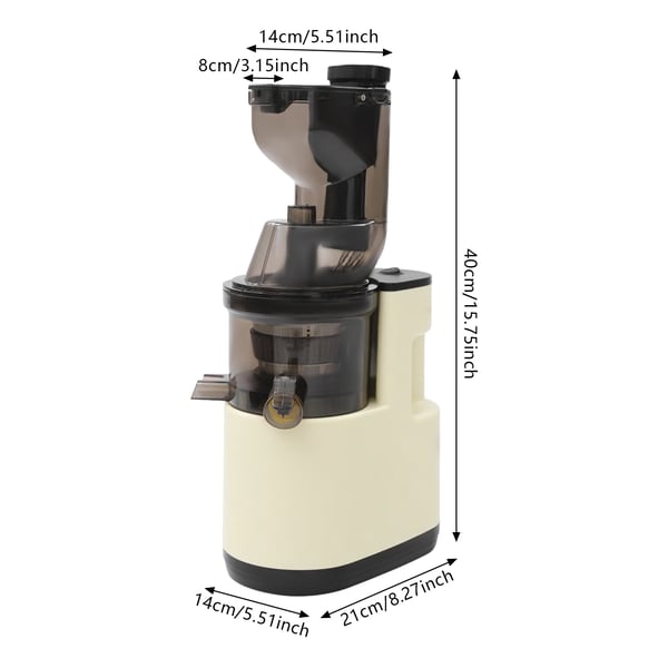 Juicer, 500W Effekt, Kompakt Design,HVID, EU