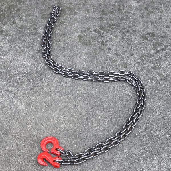 Liftkæde, Holdbart Legeret Stål, 2000 kg Kapacitet,2000 Kg, 8mm, 3m