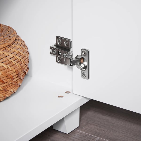 Vaskeskål Under Garderobe, Stilfuldt Design, God Opbevaringsplads,HVID