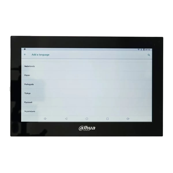 Digital Inomhusmonitor, 10-tumsdisplay, Full digital kommunikation