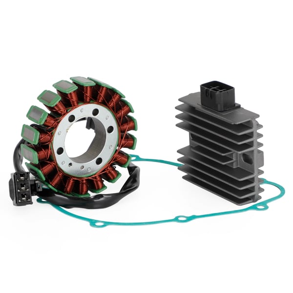 Magneto Stator, Højkvalitets ledende materiale, Forbedret varmeafleder, Direkte erstatning for ZR modeller, Kompatibel med Z750 og Z1000