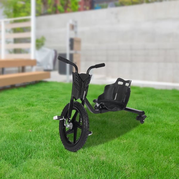 Drift Trike, 3-pyöräinen muotoilu, sopii lapsille,musta