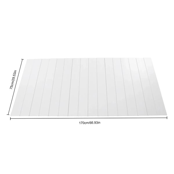 Badekar Dæksel, PVC Materiale, Dimensionel Størrelse 170x75 cm, Maksimal Belastning 5 kg, Temperaturmodstand 80 °C, Nettovægt 4.2 kg