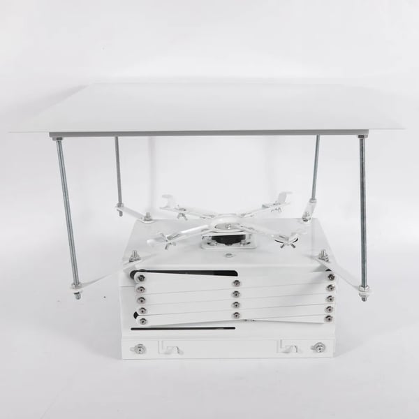Loftprojektorophæng, Fjernbetjening, 10 kg Kapacitet,Hvid