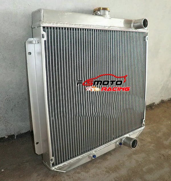 3-Række Aluminium Radiator, Kraftig Konstruktion, Øget Kølekapacitet, TIG Svejset Design