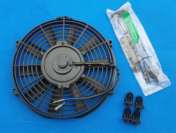 Køleventilator, 16 Tommer, 12V, 120W, Universel Pasform, Slank Design