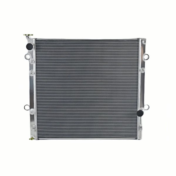 Radiator, Aluminiumkonstruktion, Samlede dimensioner 32-1/2" × 26-3/4" × 4-1/4", Kerne størrelse 25-1/2" × 25-1/8" × 1-5/8", Indløb størrelse 1-1/2"