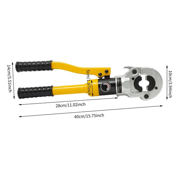 Hydraulisk Crimpværktøj, Alsidige Anvendelser, Problemløs Betjening,8 Tons Crimping Tool