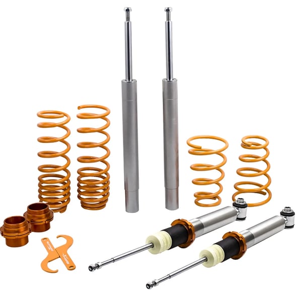 Coilovers, Justerbar Højde 30-70 mm, Fjedersats 7 kg/mm, Støddæmper Diameter 55 mm, Længde 54 cm, Vægt 28 kg