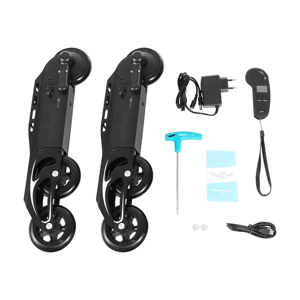 Elektrisk skateboardkit, 100W børsteløs motor, 5-graders klatreevne, 45,9 ft fjernbetjeningsområde, maksimal belastning 176,37 lbs