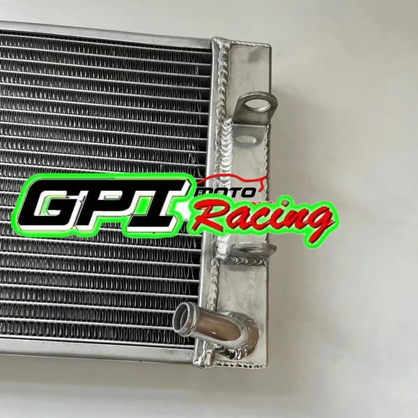 Radiator, Legeret Aluminium, 41cm x 23cm, Kompatibel med Mini Junior og Senior Go Karts, Frontmonteringsposition, Holdbar Varmeafledning