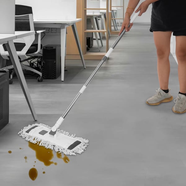 Gulvmoppe, Håndholdt Design, Teleskopisk Håndtag,Mop