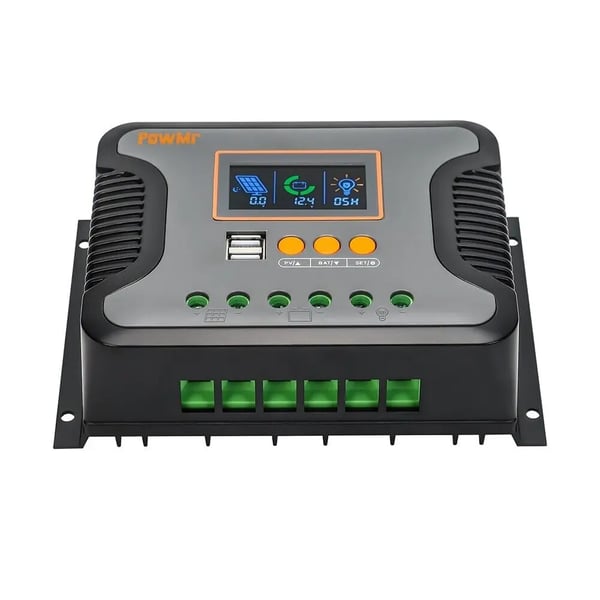 Solcellsregulator, PWM-typ, LCD-display,30A PWM-kontroller