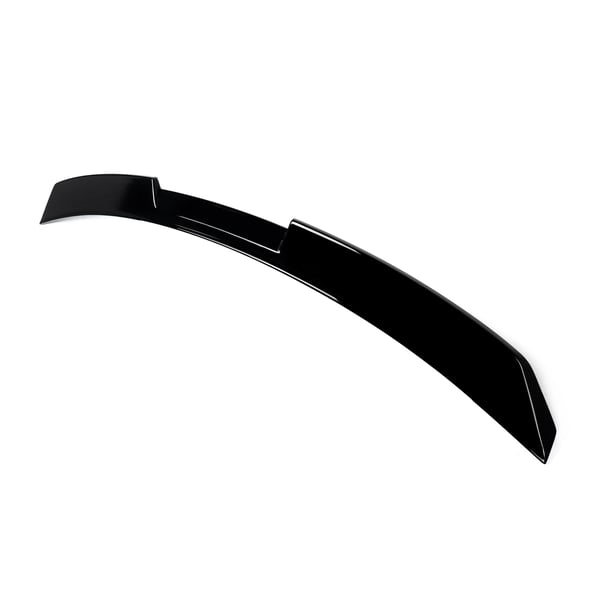 Bagspoiler, V Sport Stil, Blank Sort Finish,sort