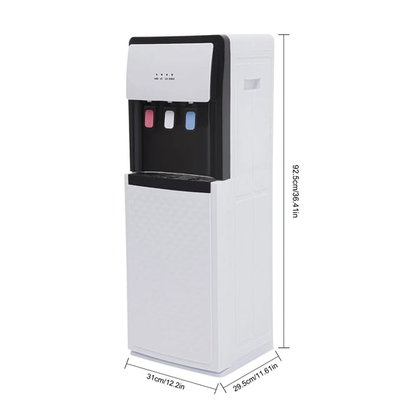 Vandkøler Dispenser, Varme/Kulde Funktionalitet, Stilfuldt Design,HVID