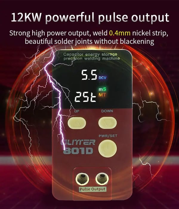 Energilagringsinverter Punktsvejser, 9900W Spidseffekt, Kompakt Design