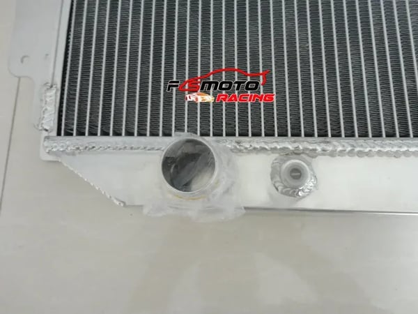 Intercooler Radiator, Aluminiumlegering, Kerne størrelse 510mm x 455mm, Samlet størrelse 655mm x 570mm, Passer til 1987-2006 Jeep Wrangler