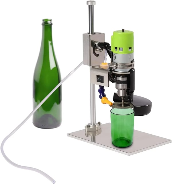Glasflaskeskærer, Justerbar Hastighed, Kompakt Design