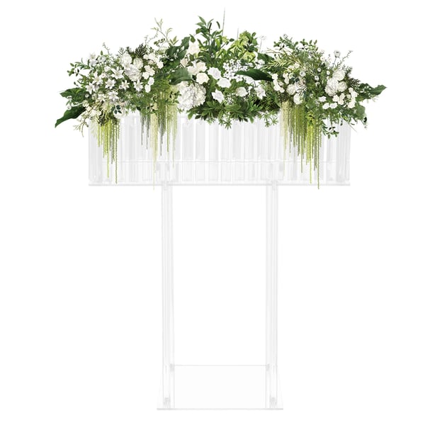 Blomsterställ, Akrylmaterial, Multifunktionell Design,Klar