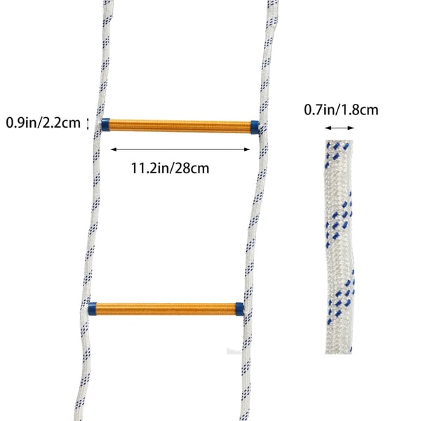 Pelastustikkaat, Korkea Kuormakapasiteetti, Liukumaton Suunnittelu,19.7ft