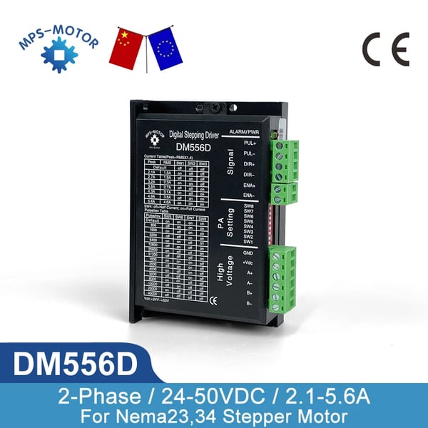 Stepper Motor, Høj Præcision, Robust Momentudgang,3N.m - DM556