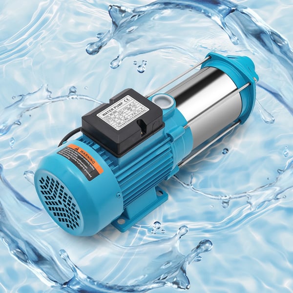 Bærbar Vandpumpe, Holdbart Rustfrit Stål, 1,8HK Motor, 879,88 gallon pr. time Flow Rate, Kompakt Design, Egnet til Forskellige Anvendelser